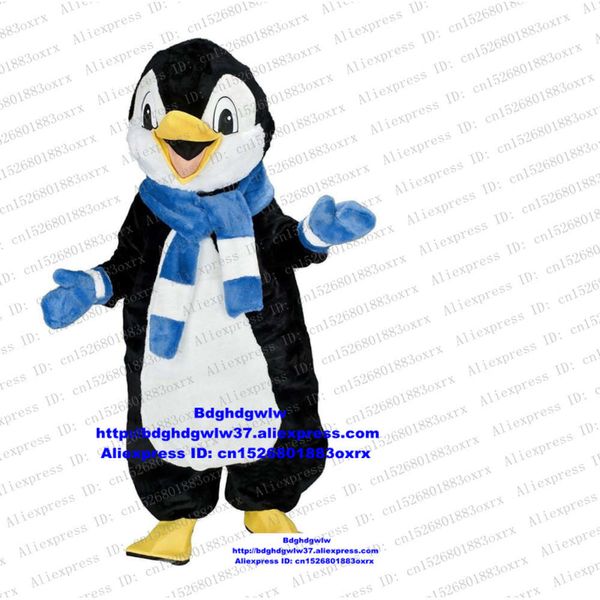 Trajes da mascote pinguins pinguim mascote traje adulto personagem dos desenhos animados roupa terno conferência foto aniversário da atividade zx1497