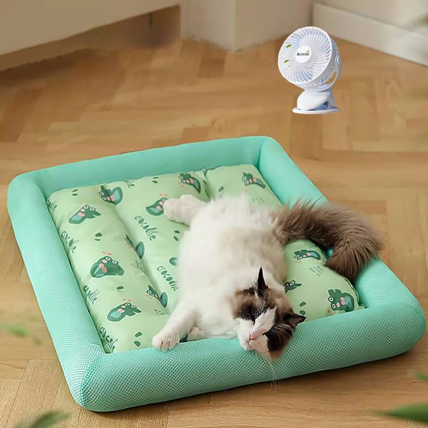Tapetes madden verão resfriamento pet gato cama almofada almofada de gelo cão dormindo tapete quadrado para filhote de cachorro cães gatos pet canil qualidade superior fresco frio