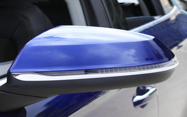 Car Styling Specchietto retrovisore Adesivi decorativi Strisce di rivestimento per Q5 FY 2018 2019 Accessori esterni in acciaio inossidabile8970007