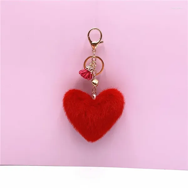Брелки, 100 шт./лот, красивые металлические милые персиковые брелки в форме сердца, креативный сплав цинка для подарка