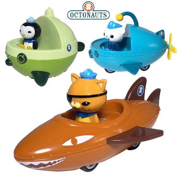 Figuras de brinquedo de ação Anime The Octonauts Original GUP Veículos Brinquedos Figuras de ação Estatuetas Kwazii Barnacles Peso Brinquedo de presente para crianças GiftL2403