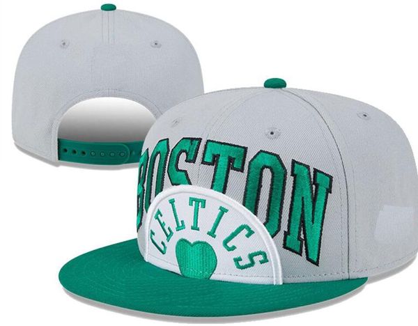 2024 American Basketball „Celtics“ Snapback-Hüte 32 Teams Luxus-Designer HOU OKC PHI LAC Casquette Sporthut Strapback Snap Back verstellbare Kappe a0