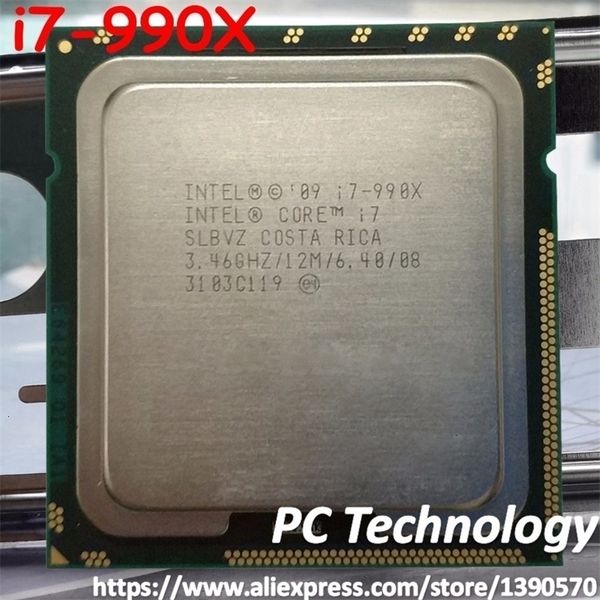 Processore Intel Core i7-990X originale Extreme Edition i7 990X 3,46 GHZ 6 core 12 MB di cache LGA1366 CPU 130 W 240304