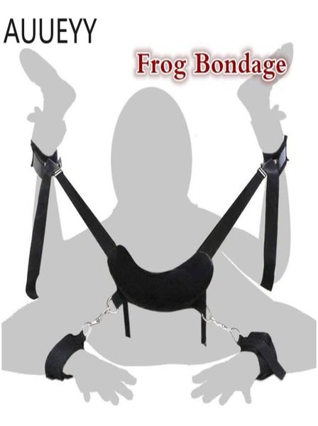 Massage Sexsklavin Froschposition Bdsm Bondage Fesseln Flogger Haltungsgürtel Handschellen für erotisches Sexspielzeug für Paare Sex Furnitu5484296