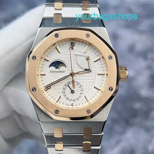 AP Highend Watch Leisure Watch Epic Royal Oak Serisi 26168SR Çin Büyük Duvar Limited 18K Gül Altın/Hassas Çelik Otomatik Mekanik Saat