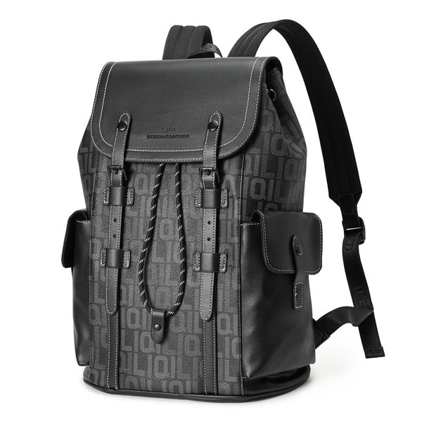 Mochila portátil original commuter negócios mochilas de couro moda homens mulheres netbook saco impermeável mala sacos para meninas meninos bolsas