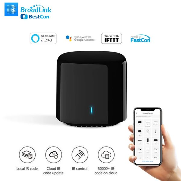 Con RM4C Mini Smart WiFi IR Timer remoto SwitchTV SetTop Box Ventilatore AC ecc Controller per elettrodomestici Alexa 240228