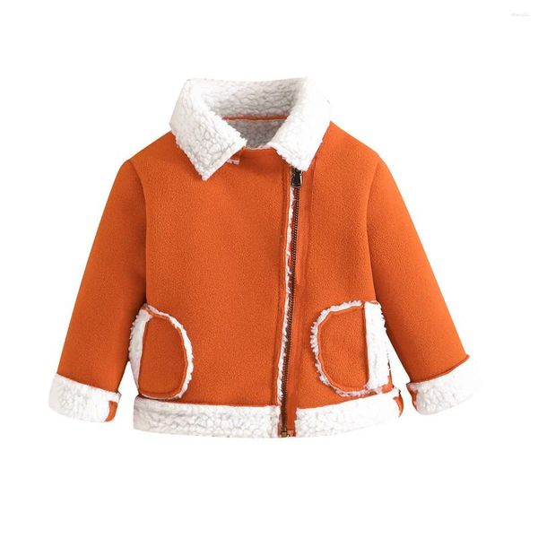 Jacken Kinder Outwear Kleinkind Winterjacke Jungen Kleidung Air Top Verdickt, um warm zu halten Pelziges Baby Mädchen Mantel Kinder 30