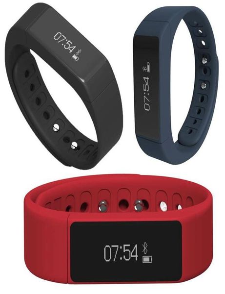 I5 Plus Smart Wirstband Orologio da polso Bluetooth 40 ID chiamante Messaggio di promemoria Fitness Tracker Orologio Passometro Monitor del sonno Sma6198634