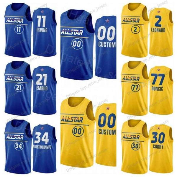 Jersey de basquete personalizado homens mulheres juventude Dallas''Mavericks''Kyrie Irving Giannis Antetokounmpo Stephen Curry Luka Doncic Kawhi Leonard James Harden Tatum