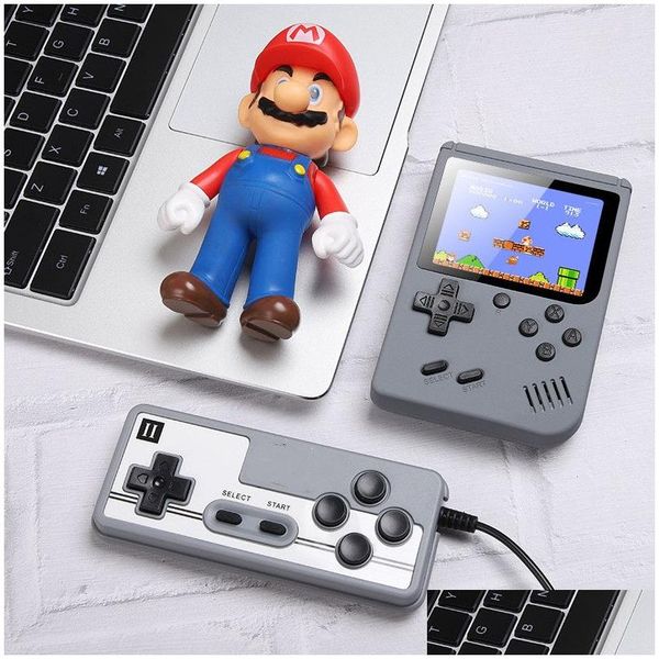 Jogadores de jogos portáteis O mais novo vídeo portátil Aron pode armazenar 800 tipos de jogos Retro Gaming Console 3.0 polegadas Colorf LCD Sn com Drop de Otwax