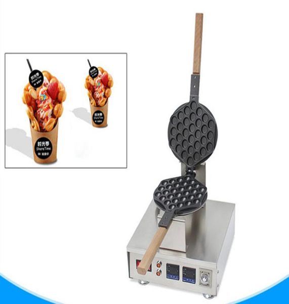 Comercial digital bolha waffle maker elétrica hong kong ovo waffle maker puff máquina de waffle bolha ovo bolo forno llfa5562911