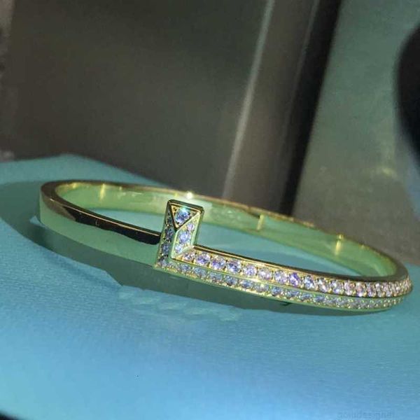 Дизайнерские дизайнерские браслеты, классические Т-браслеты для женщин и мужчин, дизайнерские украшения из серебра Стерлингового серебра 18 стилей, высокое качество, не выцветающий унисекс, подарок для влюбленных, браслет