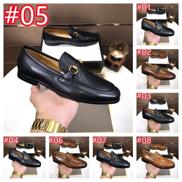 40Style Top Trend Herren Designer-Kleiderschuhe Business-Stil Solide Übergröße 45 Luxuriöse Herren-Hochzeitsschuhe Runde Zehen Designer-Schuhe Herren Vintage Größe 6,5-12