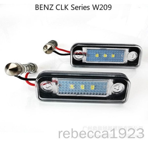 Auto-LED-Kennzeichenleuchten für Mercedes-Benz CLK-Serie W209. Fabrik-LED-Kennzeichenleuchte 12 V, 6000 K1260190