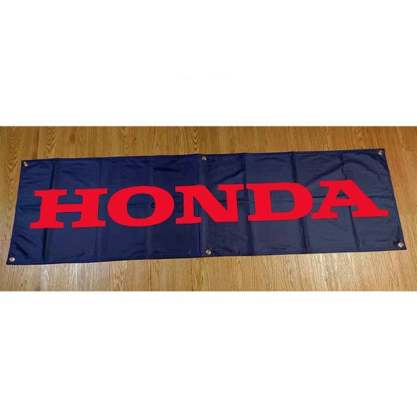 Zubehör 130GSM 150D Material Japan Honda Motorräder Autobanner 1,5ft*5ft (45*150cm) Größe für Heimatflagge yhx422