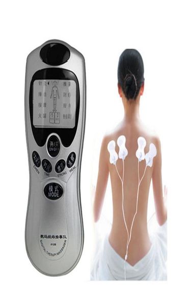 6 pastiglie assistenza sanitaria decine elettriche agopuntura massaggiatore completo del corpo macchina per terapia di massaggio digitale per il dolore alle gambe Amy del collo posteriore del piede Re6041861