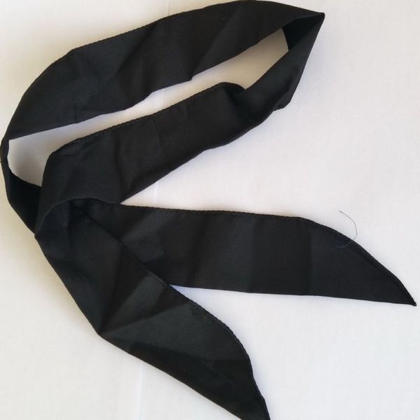 50 pezzi di rifornimento di fabbrica di colore nero - Bandana Sciarpa al collo Cravatta avvolgente Bandane rinfrescanti Fascia per collo Sciarpe fresche293M