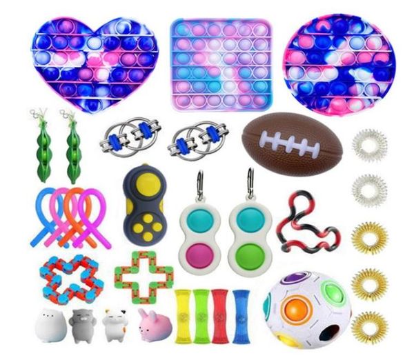 Giocattoli Antistress Set Corde elastiche It it Confezione regalo Adulti Bambini Squishy Sensoriale Antistress Sollievo Figet Toys9247806