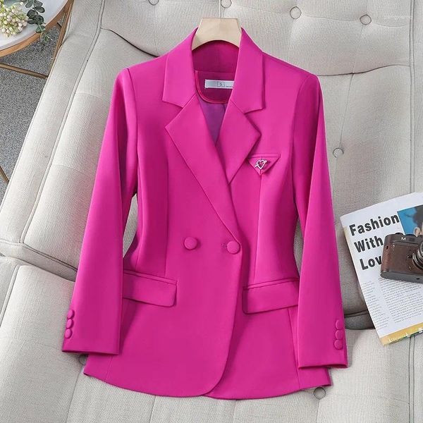 Ternos femininos formais ol estilos mulheres blazers jaquetas casaco profissional escritório senhoras negócios trabalho wear carreira entrevista outwear topos