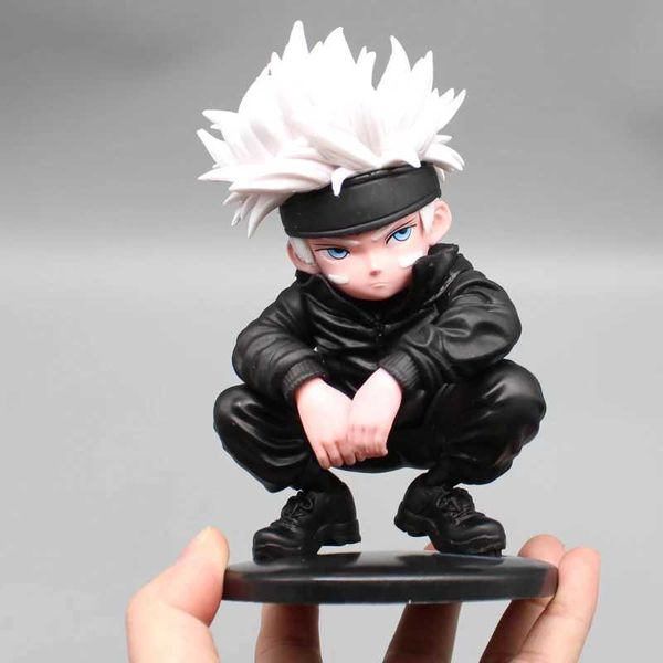 Bebekler 15cm orijinal jujutsu kaisen aksiyon figürü Satoru gojo gerçek anime figürleri pvc gk heykel modeli bebek heykelcik koleksiyonu hediyesi2403