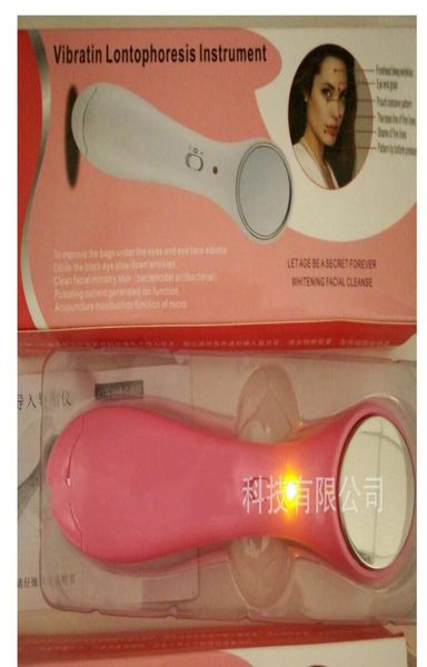 Negativ-Ionen-Gesichtsmassagegerät Handheld-Gesichtshautmassagegerät Anti-Aging-Gesichtslifting-Hautpflegewerkzeug Pink1899077