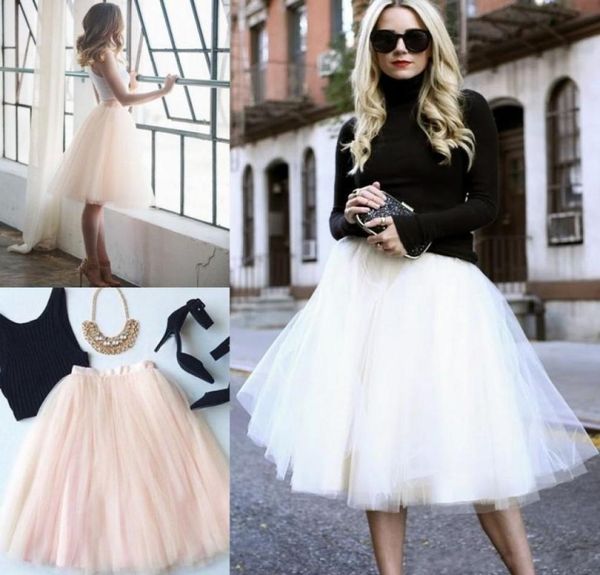 Popular macio tule barato tutu saias para meninas 2018 vestido tutu feminino sexy vestido de festa vestido de dama de honra adulto tutus saia curta9076362