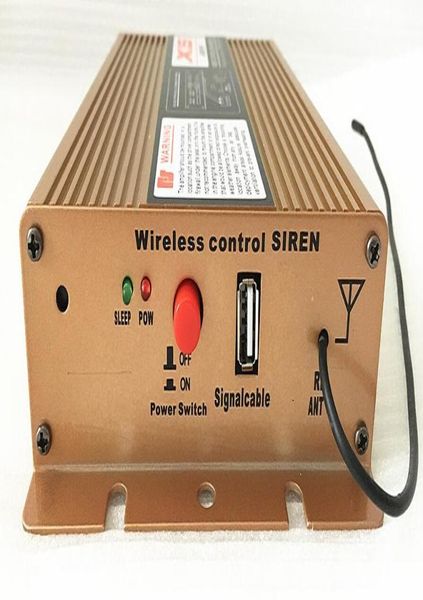 Yüksek kaliteli X5 DC12V 400W Kablosuz Polis Siren Araba, 8536318 olmadan polis ambulans için uzaktan kumanda ile uyarı alarmını güçlendirir