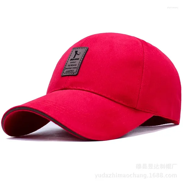 Top kapaklar moda pamuklu erkekler erkek beyzbol mektup etiketi snapback şapkalar açık balıkçılık güneş baba şapka