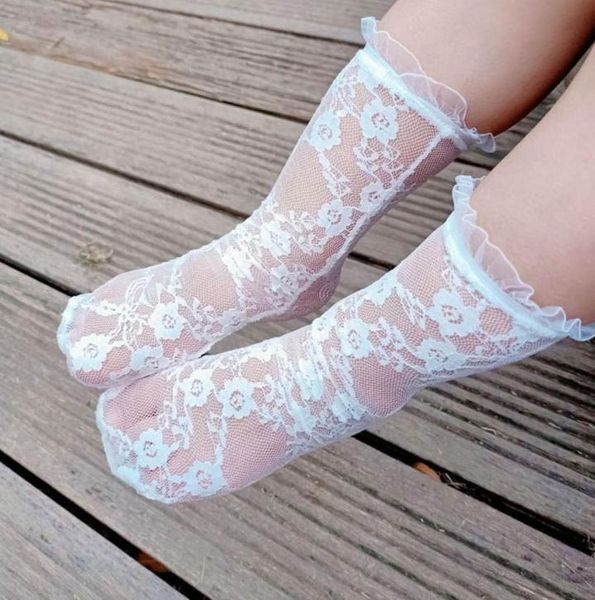 Sommer Baby Socken Spitze Mädchen Socken Prinzessin Lange Kinder Socken Süße Stricken Kniehohe Socken Baby Kleidung Kleinkind Tragen B39899211769