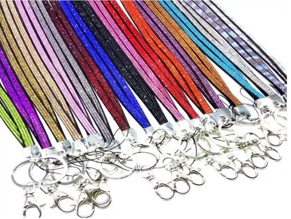 Bling Lanyard Blink Straps Kristall Strass im Hals mit Klauenverschluss Ausweishalter für Handykamera C0614X045529850