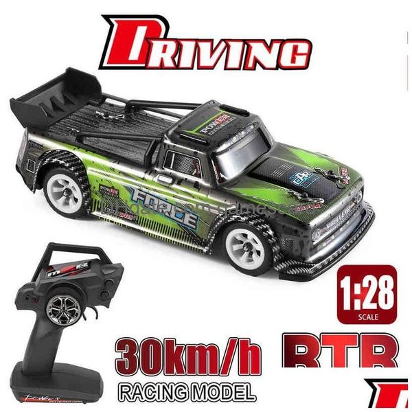 Электрический/RC автомобиль Wltoys 284131 1/28 2,4 ГГц Радиоуправляемый гоночный автомобиль Короткий грузовик Гонка 30 км/ч Высокоскоростной детский подарок Rtr с металлическим шасси Aa220326 D Dh9Pr