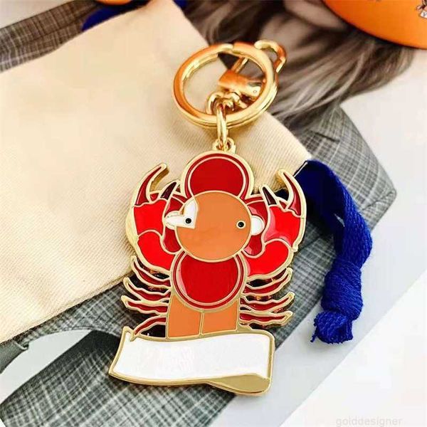 Tasarımcı Yeni Zodyak Keychain Moda Araba Anahtarları Erkek ve Kadın Doğum Günü Hediye Çantası Kolye Yüksek Kalite A1ha