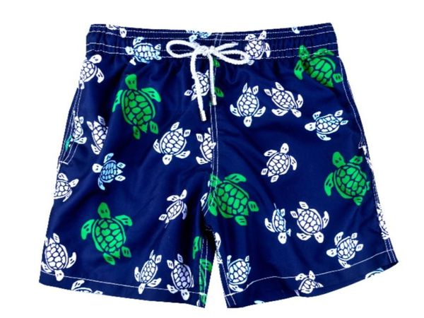 Marineblaue Sommer-Badehose für Herren, schnell trocknend, bedruckte Flagge, Badeanzug, Strandshorts, lockere Mode3470032