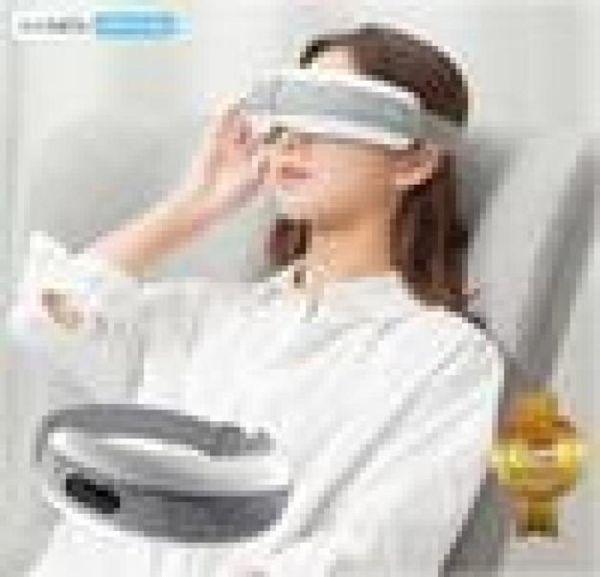 Jeeback XGEEK Augenmassagegerät E6 Maske Musik Magnetisch Luftdruck Bluetooth Heizung Vibration Massage Entspannen Brille Geschenk 2101087604425