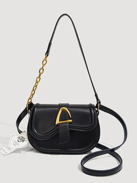 Bolsas de ombro femininas edição coreana moda um saco corrente pequena crossbody feminino primavera outono couro do plutônio casual