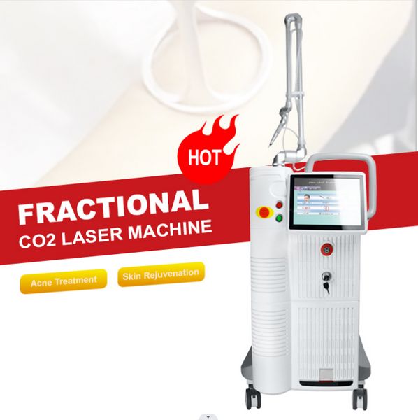 Máquina de tratamento de cicatriz de acne de alta frequência, resurfacing de pele, laser fracionário de co2 para tratamento facial à venda para salão de beleza