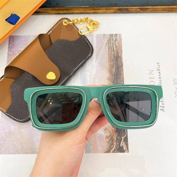 Trendy Classics Designer Sunglasses Homens Mulheres Multicolor Super Vision Rodada Azul Vermelho Unette De Soleil Vintage Stripe Goggle 2024 HG115 H4