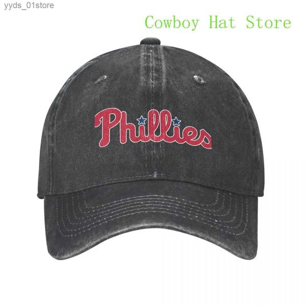 Top Caps En İyi Phillies Bell Beyzbol C Askeri Taktik CS Sun C Mens Bayan L240314