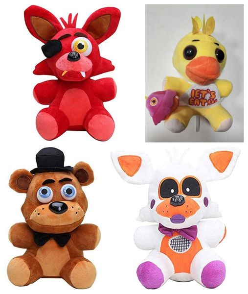 Empurrar jogo fnaf designer de pelúcia ursinho de pelúcia brinquedo de pelúcia dos desenhos animados jogo bebê urso balisong animais de pelúcia 18cm brinquedo harém bonito urso ponto boneca de pelúcia brinquedo criança bichos de pelúcia