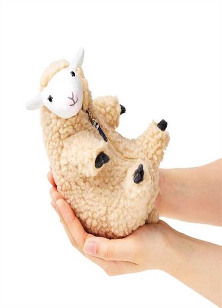 Lã raspada ovelha brinquedo de pelúcia educacional animal de pelúcia roupas removíveis plushies figura crianças boneca macia crianças presente decoração do quarto h7597574