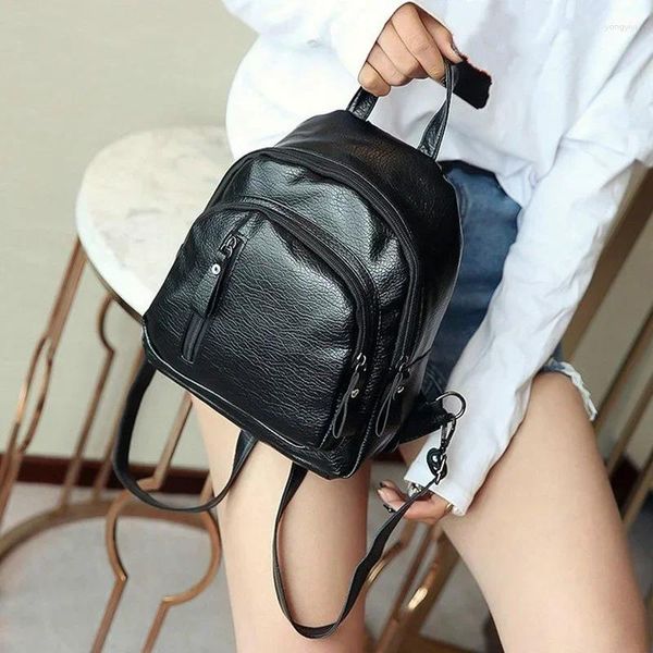 Rucksack Mode Trendy Canvas Nylon Lässig Leichte Einfache Damen Oxford Wasserdicht Mini Student Taschen Koreanischen Stil