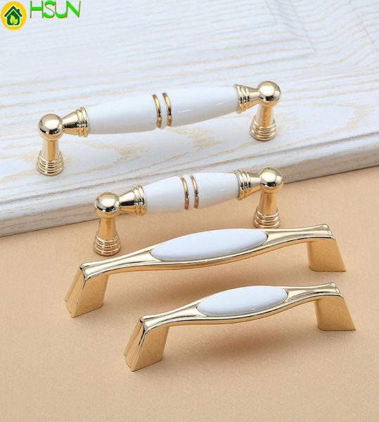 1 pz Mobili Manopola in oro Manopole e maniglie per mobili Maniglie da cucina semplici Maniglie per porte in oro per cassetti CZ02856435740