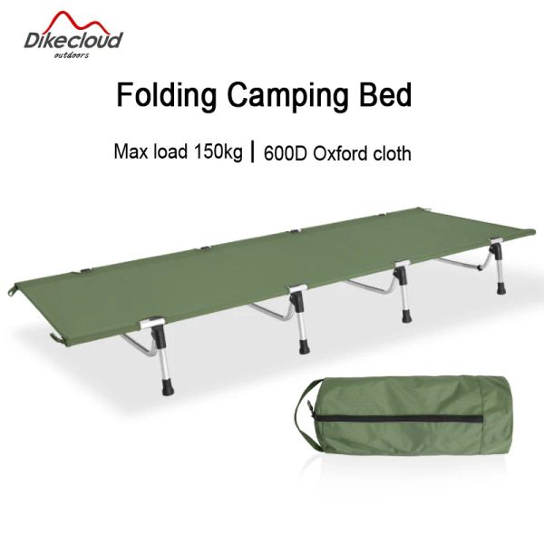 Einrichtung Ultraleichte Klappbett Camping Single Bett tragbare Reise Campingbett im Freien Einzelperson Schlafbett
