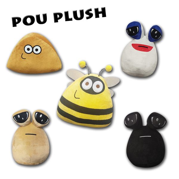 Пересекающая граница My Pet Pou Plus Alien Doll Клоун Треугольник Плюшевая игрушка Аниме-игра Кукла