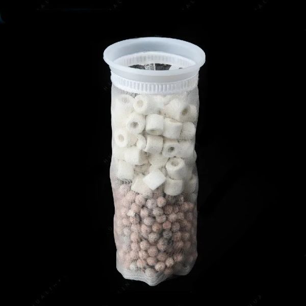 Acessórios 5 pçs 150um/200um micron filtro meia saco de peixes aquário marinho cárter feltro filtro de náilon peças purificador de água