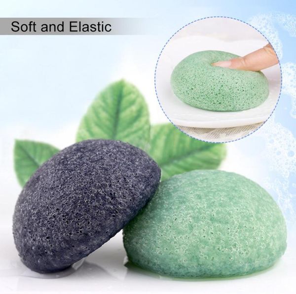 Konjac Konnyaku Facial Puff Gesichtsreinigung Waschschwamm Peeling Reinigungsschwämme Gesichtspflege Make-up-Tool5450634