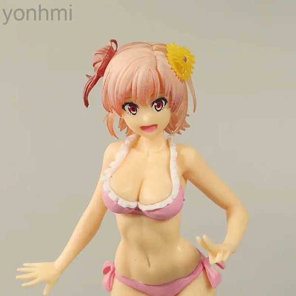 Action Figures Toy Hiratsuka Shizuka Action Figure GK Yuiyi Anime Costumi da bagno Ragazza sexy Bambola Cartoon Garage Kit PVC Giocattoli per bambini Decorazione auto ldd240314