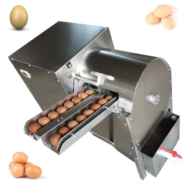Двухрядная коммерческая автоматическая машина для очистки яиц, маленькая стиральная машина из нержавеющей стали для куриных, утиных, гусиных яиц