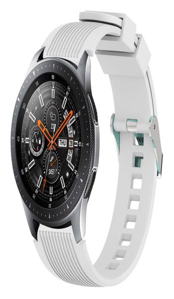 Мягкий силиконовый ремешок для часов Samsung Galaxy Watch 22 мм, классический водонепроницаемый браслет Gear S3 46 мм для Ticwatch Pro Amazfit GTR 47m9147209